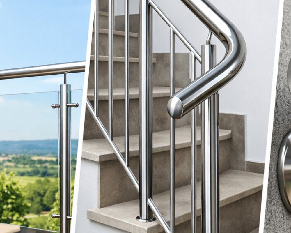 Treppen, Balkongeländer, Treppengeländer, Handläufe